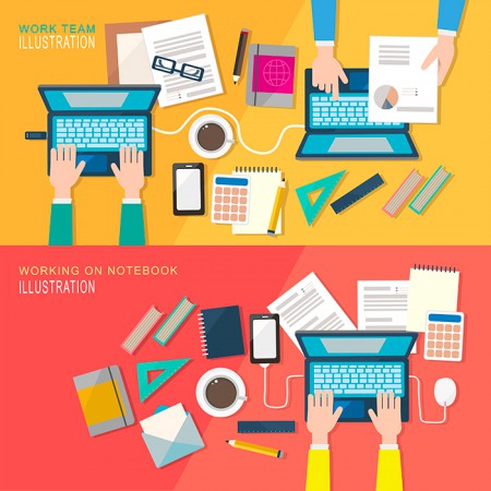 《Flat style bussiness》2